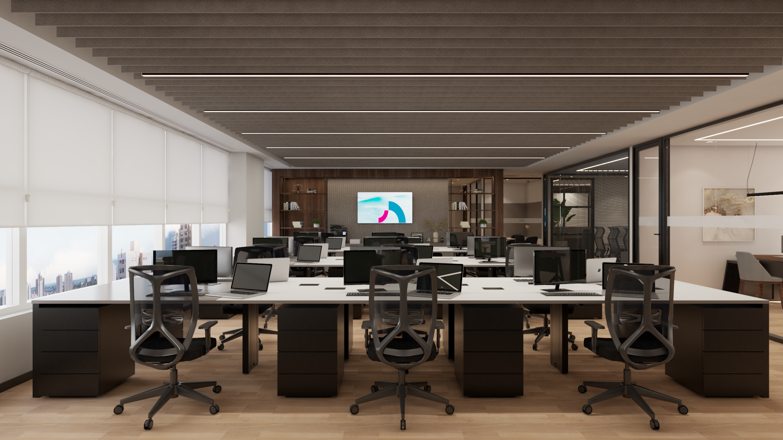 Andar corporativo – Atrium IX – Vila Olímpia